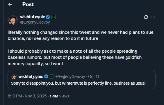 Tweet de EvgenyGaevoy