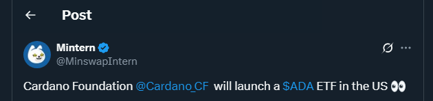 Tweet de MinswapIntern
