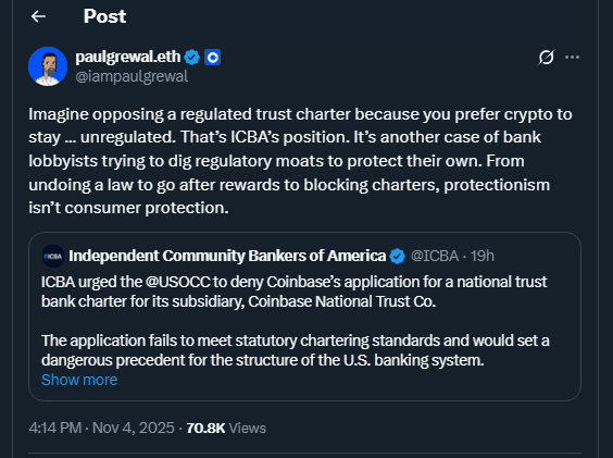 Tweet de iampaulgrewal