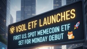 VanEck lanza el ETF VSOL mientras EE. UU. prepara el debut del primer ETF spot de memecoins, redefiniendo las opciones de inversión cripto.