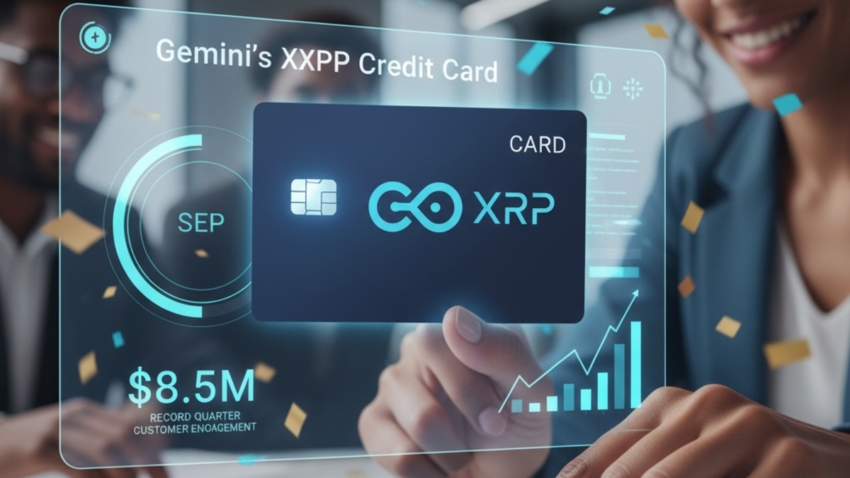 La tarjeta de crédito XRP de Gemini logra $8.5M en el Q3