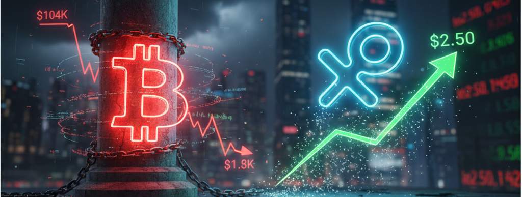 XRP lidera el mercado con un alza del 3,5%, superando los $2,50 ante la expectativa de su ETF.