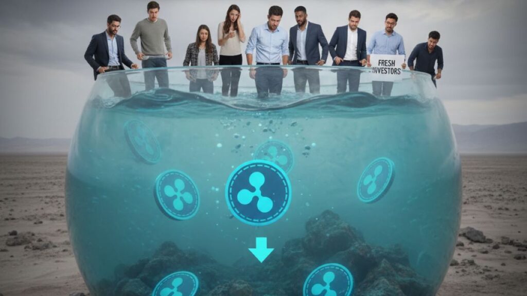 El 42% del suministro de XRP está en números rojos, generando riesgos para nuevos inversores ante ventas de ballenas y baja confianza minorista.