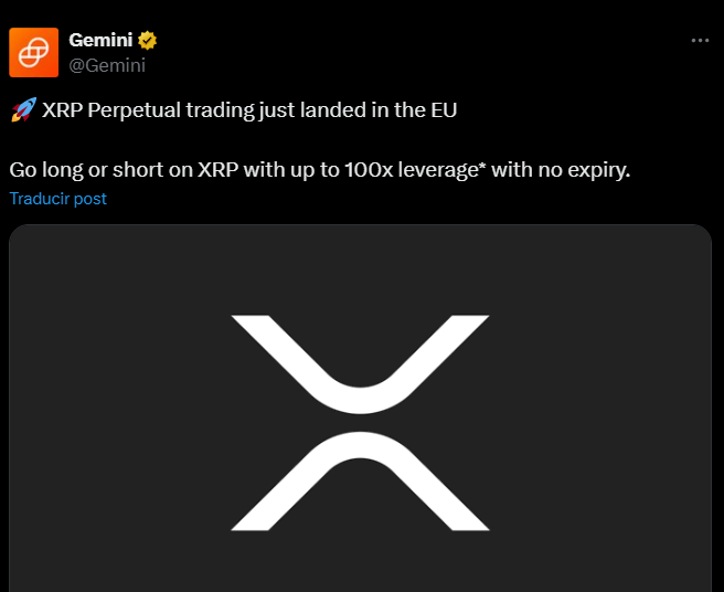 gemini xrp