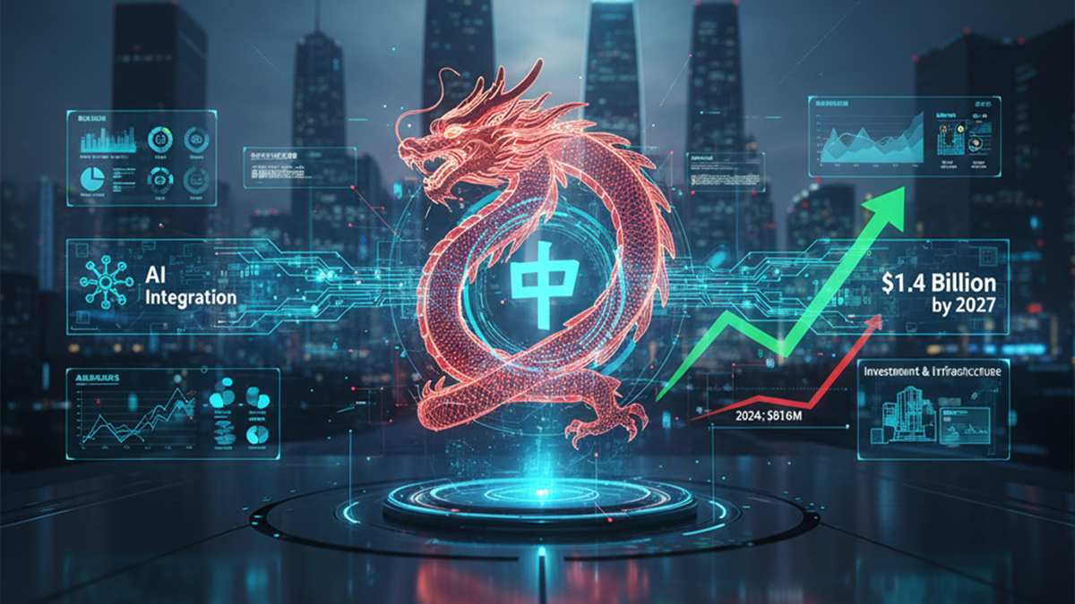 El mercado blockchain de China valdrá $1.4B en 2027