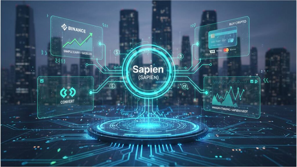 SAPIEN estará disponible en Binance Simple Earn, Buy Crypto, Convert y Margin desde el 6 de noviembre.