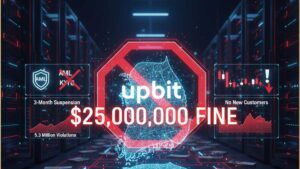multa Upbit por incumplimiento AML-