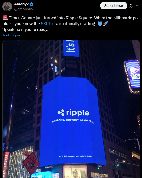 ripple times square franklin templeton