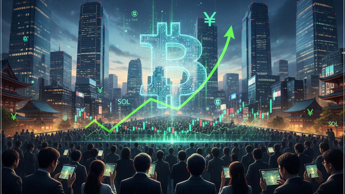 Las tenencias de criptomonedas en Japón alcanzaron un récord de ¥5 billones ($33.16 mil millones) a julio de este año.