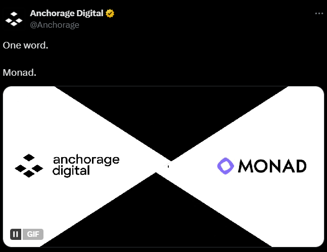 anchorage digital monad mon