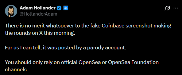 Opensea coinbase
