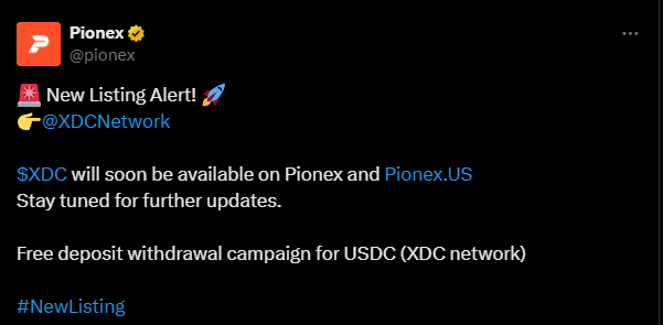 xdc network usdc