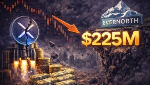 La posición de 388.7M XRP de Evernorth pasó de +$71M a una pérdida no realizada de $225M, mientras los ETFs spot siguieron comprando.