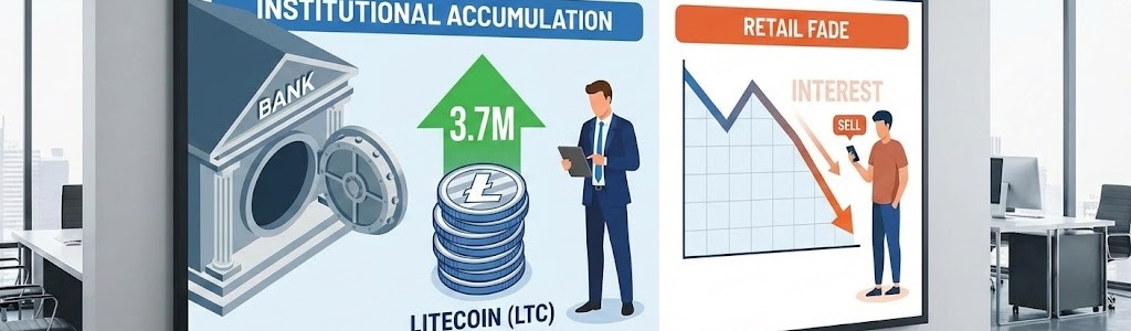 Las tesorerías institucionales y los ETFs poseen casi 3.7 millones de LTC valorados en $296 millones
