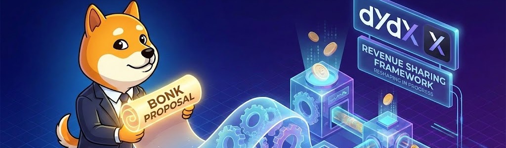 La gobernanza de dYdX está evaluando una propuesta para convertir a BONK en socio oficial
