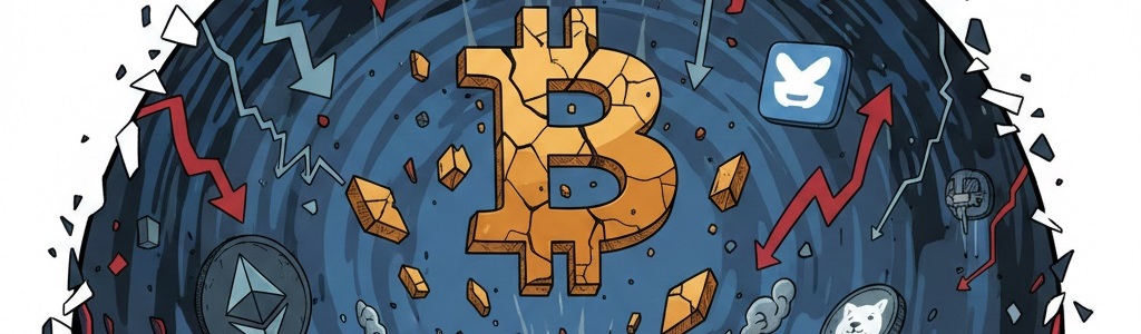 La capitalización total del mercado cripto cayó a cerca de $3.03 billones, -4.1% diario