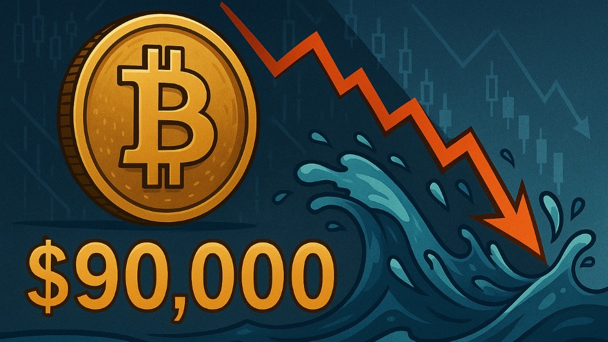 Bitcoin retrocede hacia $90,000 mientras Hyperliquid cae y la capitalización cripto se desliza, con traders atentos a la Fed, al apetito por riesgo y niveles clave de resistencia.