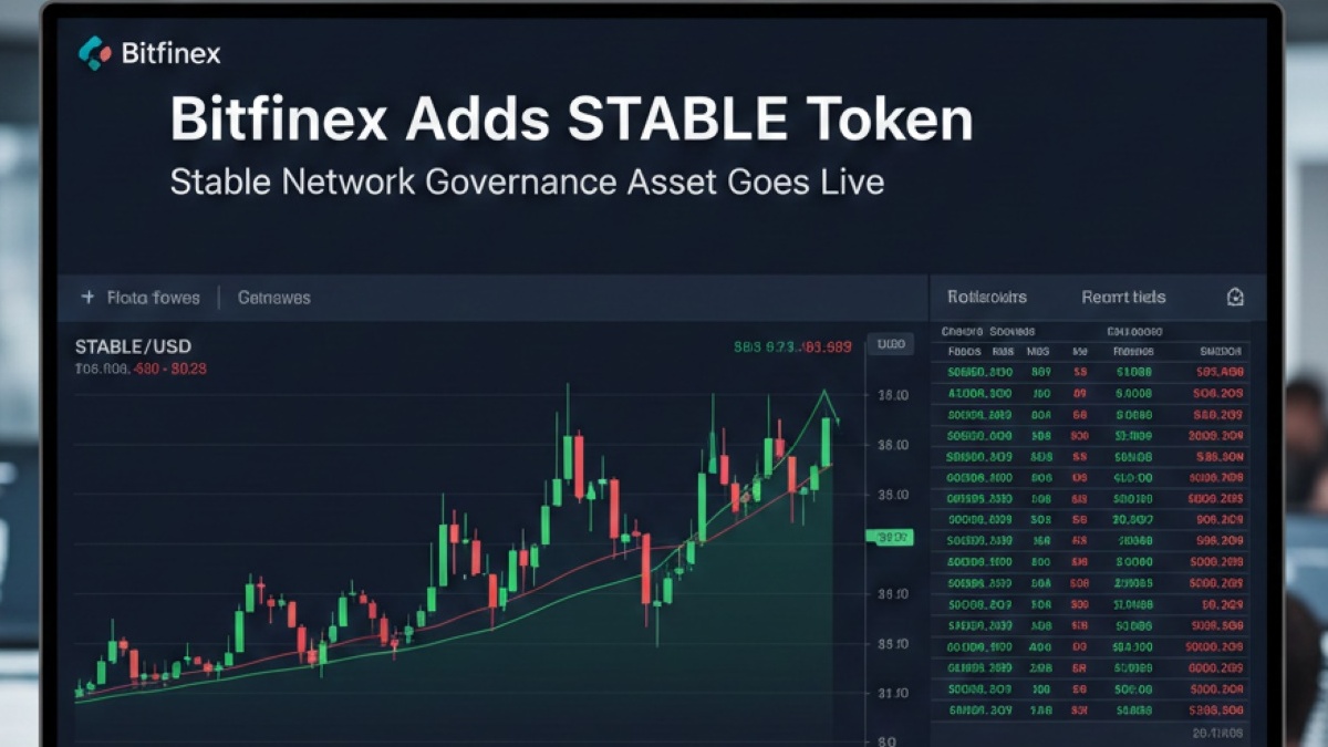 Bitfinex anunció que ha listado el token STABLE, el activo de gobernanza de la recién lanzada Stable Network.