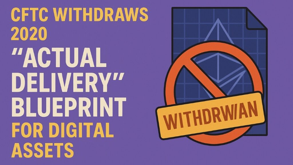 La CFTC elimina su guía cripto de “entrega real” de 2020 mientras la presidenta interina Pham impulsa modernizar la supervisión minorista y revisar las reglas sobre operaciones apalancadas.