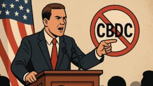 El congresista Keith Self usa el NDAA para impulsar una prohibición permanente de las CBDC y advierte que un dólar digital reforzaría el control del Gobierno sobre las finanzas de los estadounidenses.