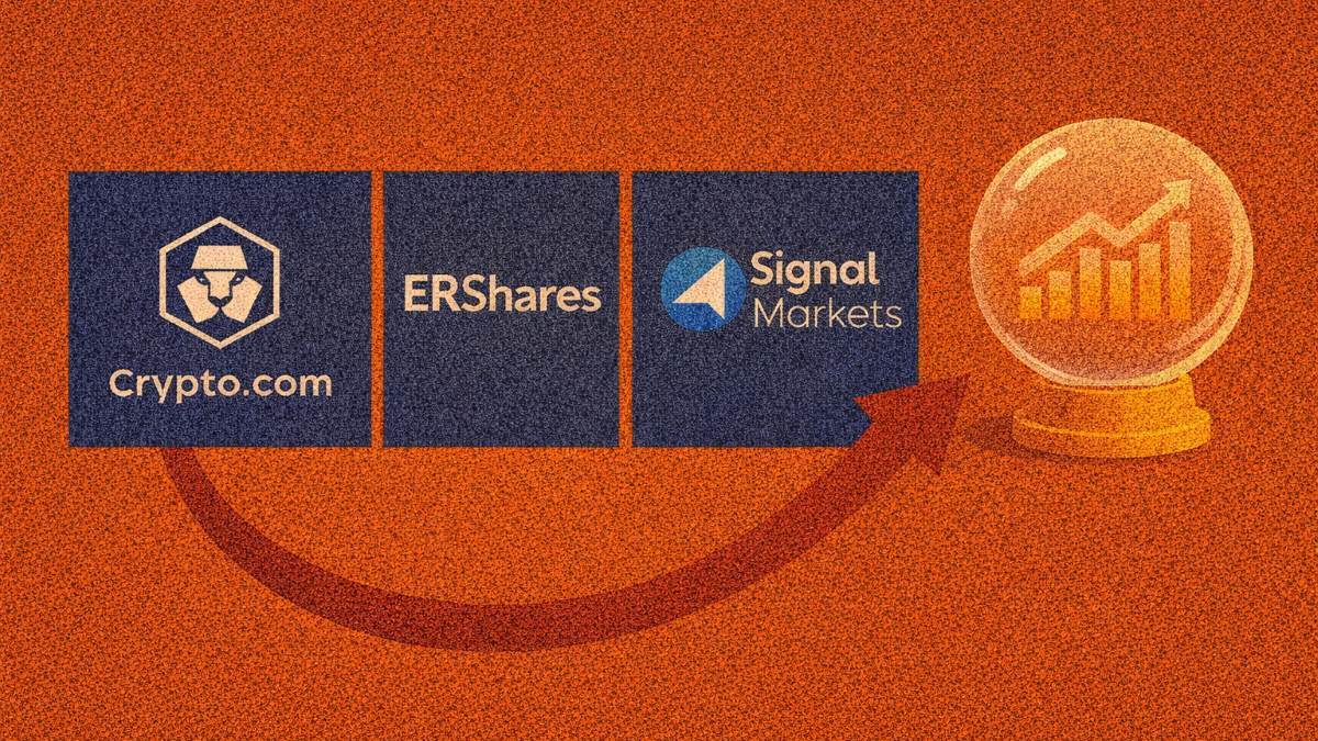 Crypto.com Derivatives North America colabora con ERShares y Signal Markets para expandir una plataforma global de inteligencia basada en mercados predictivos.