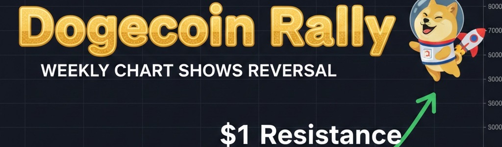 Un Dragonfly Doji en el gráfico semanal de Dogecoin señala una posible reversión alcista y proyecta un objetivo en $1.