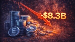 La capitalización de USDe se redujo a la mitad tras el crash del 10 de octubre, mientras un fallo de precio en Binance y el desapalancamiento impulsaron $8.3B en salidas.