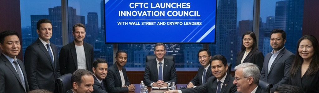 La CFTC ha formado un CEO Innovation Council que abarca CME, Nasdaq, Cboe y firmas cripto como Gemini, Kraken y Polymarket para asesorar sobre activos digitales