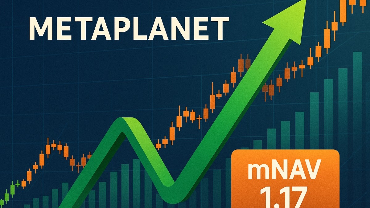Las acciones de Metaplanet suben un 12% mientras su mNAV llega a 1.17, su nivel más fuerte desde octubre, reflejando renovado apetito por exposición apalancada a bitcoin.