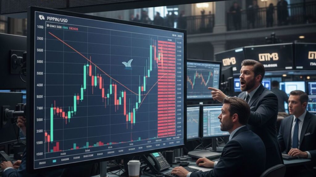 PIPPIN alcanzó hoy niveles no vistos desde febrero, según informes de transacciones en la red y la actividad de grandes inversores, conocidos como ballenas.