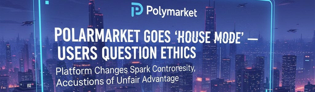 Polymarket adopta el “modo casa” al contratar creadores de mercado internos