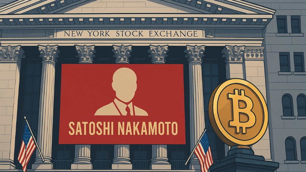 La NYSE exhibe una estatua de “Satoshi Nakamoto” de Valentina Picozzi, destacando el puente entre sistemas emergentes e instituciones.