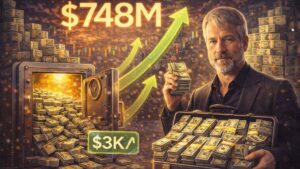 Strategy aumentó su reserva en dólares en 748 millones hasta 2.19 mil millones y ahora posee 671,268 BTC, reforzando su capacidad de balance.