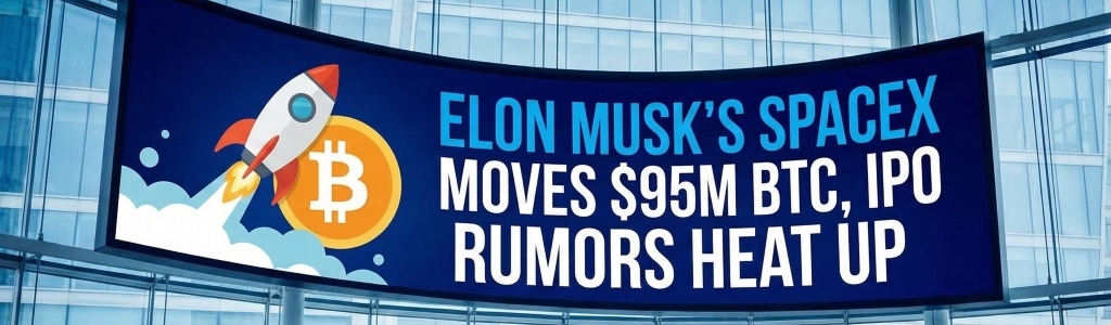 SpaceX movió otros 1,021 BTC por unos $94.5 millones vía Coinbase Prime