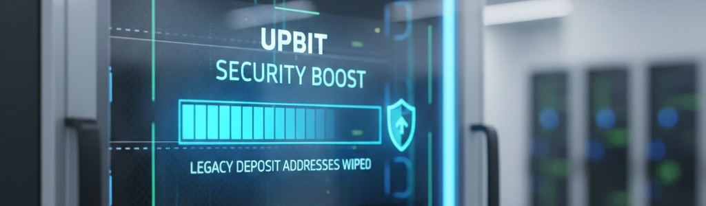 Upbit eliminó todas las direcciones de depósito heredadas tras un gran hackeo y exige crear nuevas antes de reanudar los depósitos.