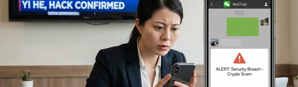 La cuenta de WeChat de Yi He fue hackeada para promocionar Mubarakah, generando un pump de $55,000