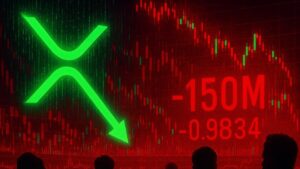 XRP absorbió la venta de 150 millones de tokens en 48 horas mientras el precio subía cerca de $2.21, poniendo a prueba si fue pánico u oportunidad.