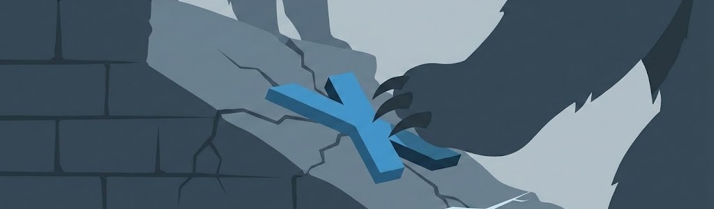 XRP cotiza cerca de $1.8 tras el máximo de julio y se mantiene por debajo de las EMAs de 14 y 30 días, con máximos y mínimos descendentes.