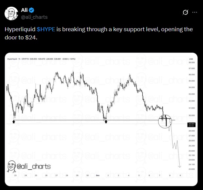 hyperliquid hype ali martinez