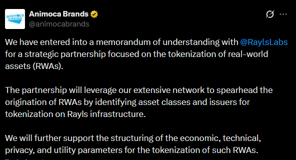 Animoca brands rayls nuva