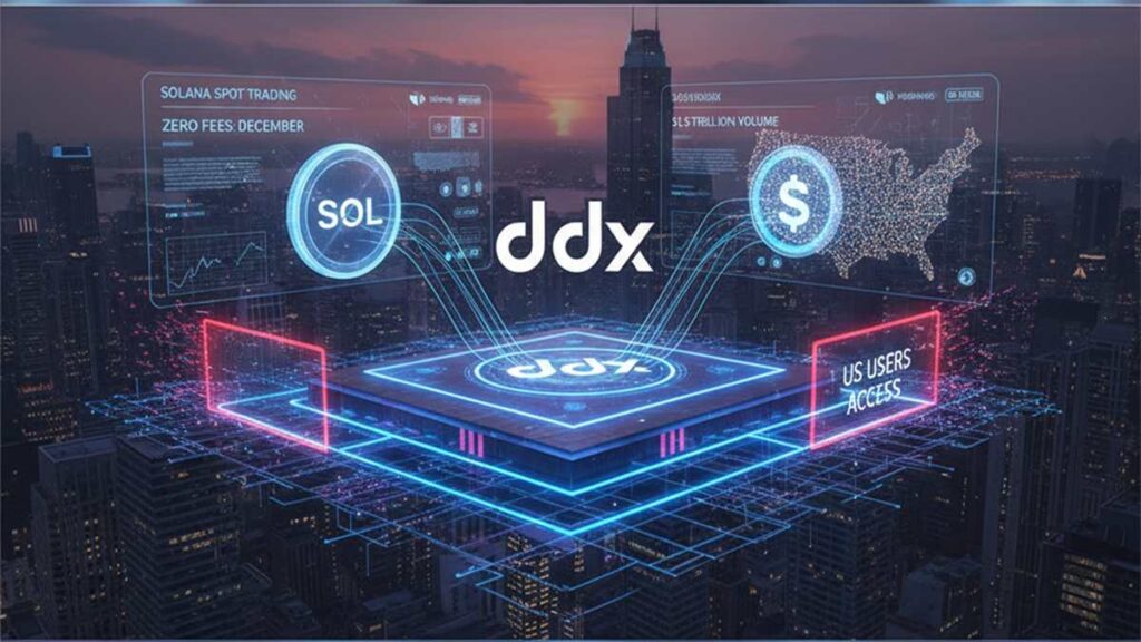 dYdX trading spot Solana EEUU-