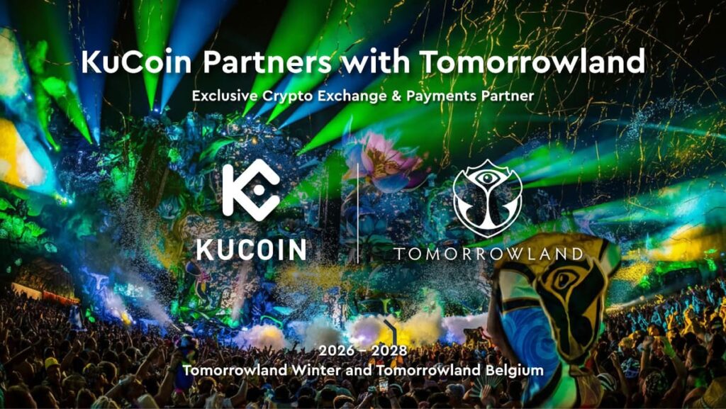 KuCoin se convierte en el socio cripto exclusivo de Tomorrowland y abre una puerta de entrada a la era MiCA para los fans europeos