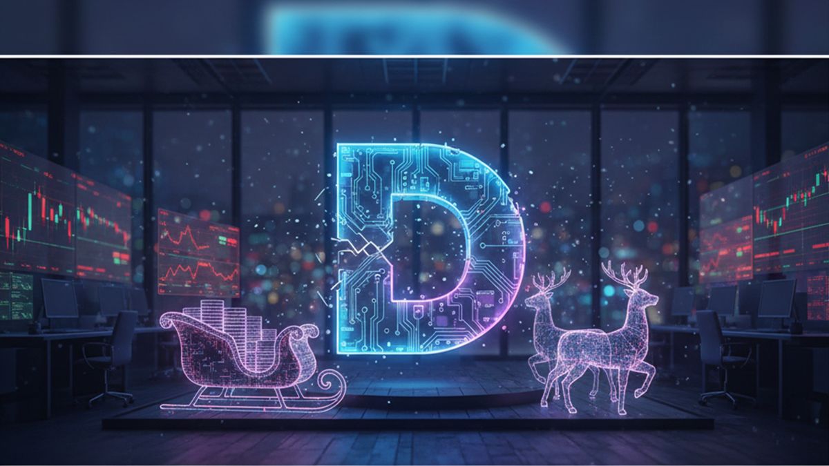 rally navideño de Dogecoin-