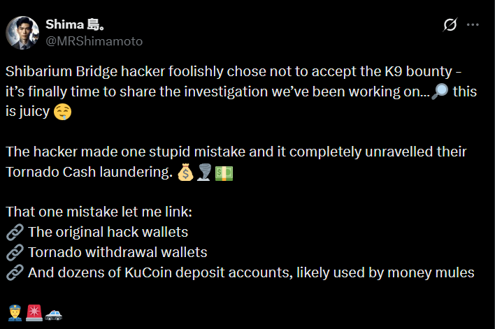 shibarium shiba inu hack