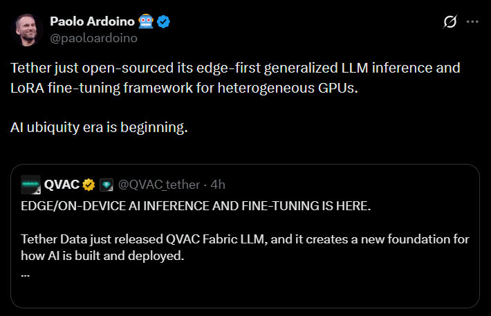 tether qvac factory llm