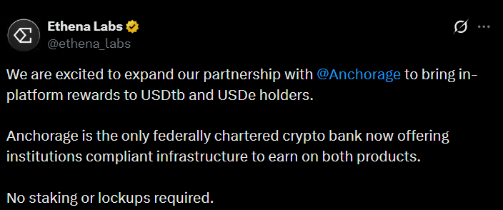 ethena labs anchorage digital stablecoins