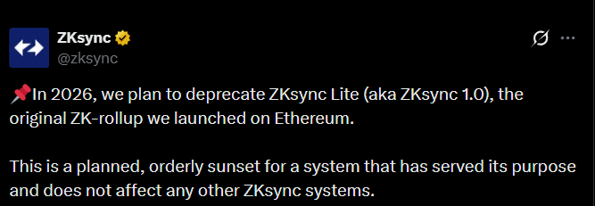 zksync lite shutdown 