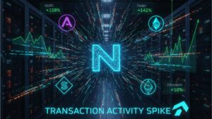 volumen de transacciones en blockchain-