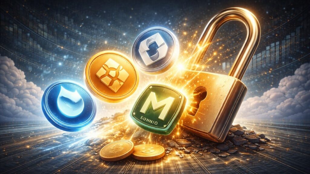 Tokenomist señala una ola de desbloqueos de $200M+ esta semana liderada por SUI, más EIGEN, SIGN y KMNO; clave inflows y presión vendedora.