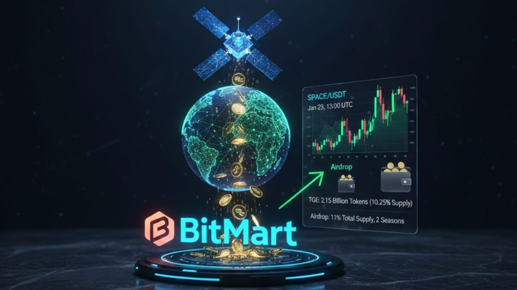 Airdrop del token SPACE debuta en BitMart-